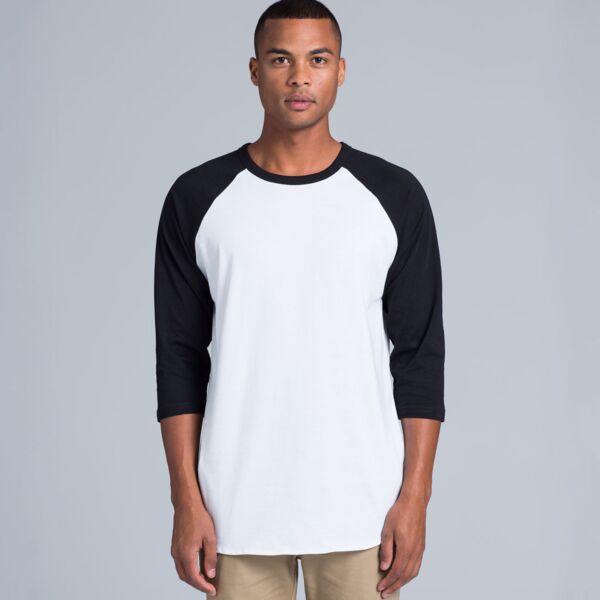 AS Colour - 3/4 Raglan Baseball Sleeve Tee Thumbnail